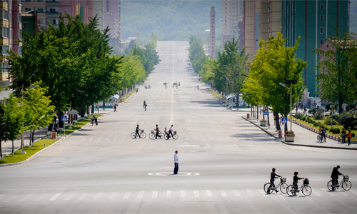 Thành phố Kaesong ở phía nam Triều Tiên. Ảnh: Ngô Quang Minh.