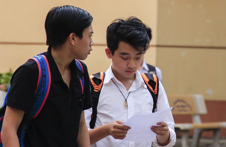 Học sinh thi vào lớp 10 ở Hà Nội năm 2018. Ảnh: Dương Tâm
