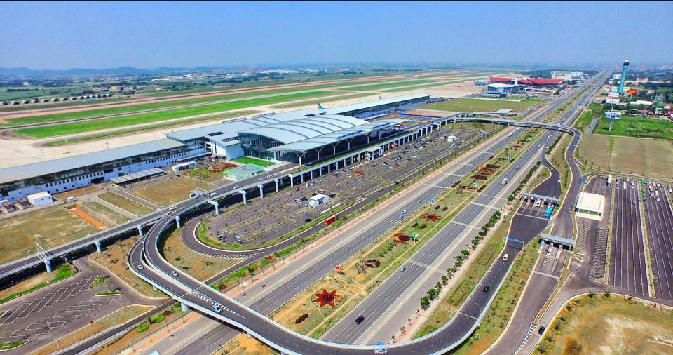 xây dựng nhà ga T2 - Cảng hàng không quốc tế Nội Bài