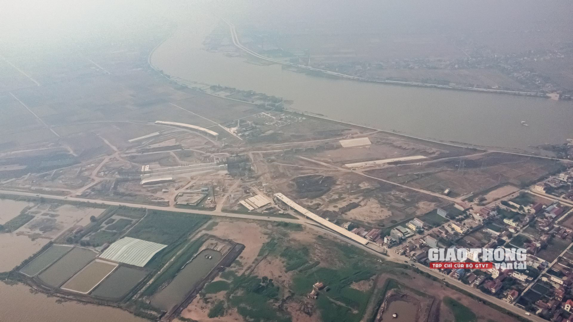 Chùm ảnh: Cụm công trình kênh nối sông Đáy - Ninh Cơ sau 1 năm thi công - Ảnh 13.