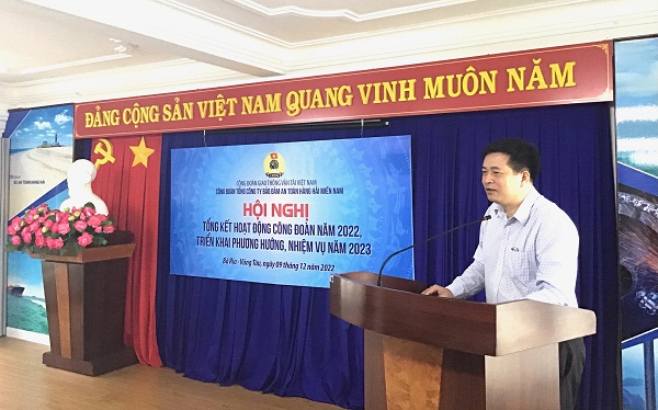 Công đoàn Tổng Công ty BĐATHH Việt Nam phát động Xuân Biển đảo năm 2023 - Ảnh 1.