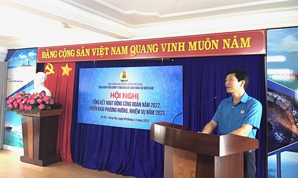 Công đoàn Tổng Công ty BĐATHH Việt Nam phát động Xuân Biển đảo năm 2023 - Ảnh 3.