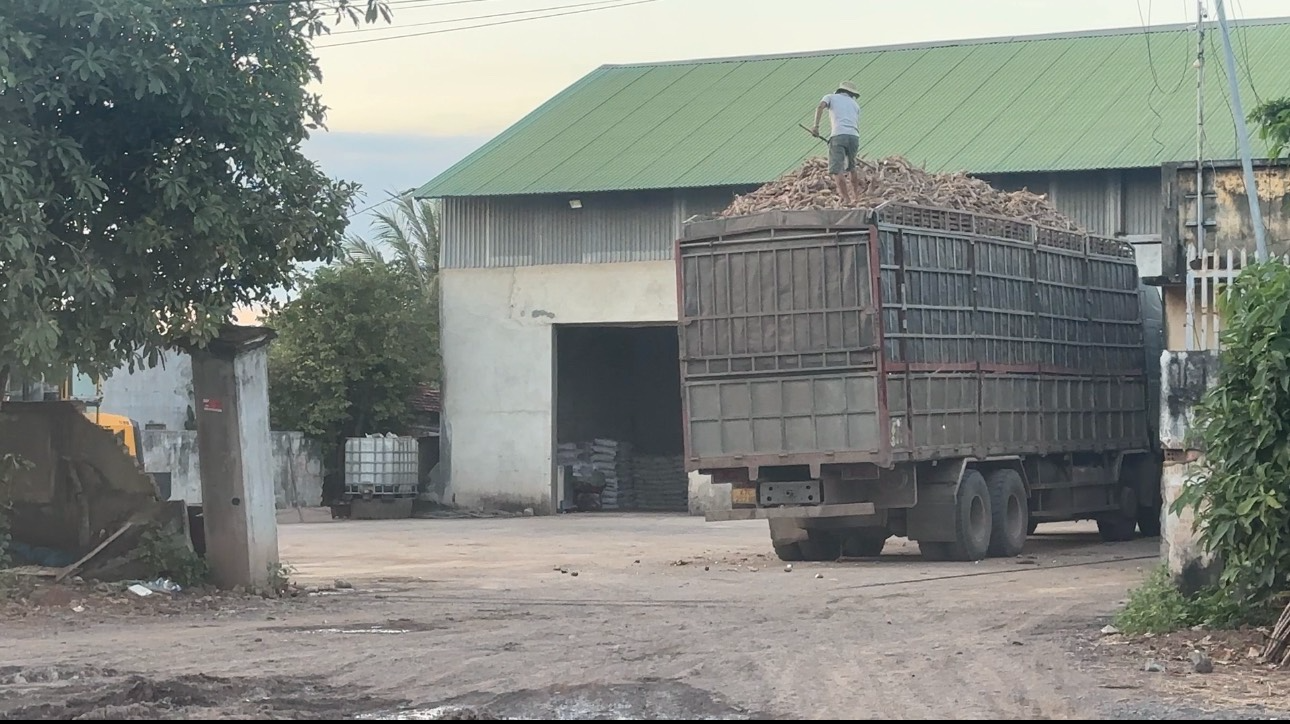 Dàn xe chở mì quá tải, quá khổ vô tư cày nát đường liên huyện có tải trọng 13 tấn ở Đắk Lắk - Ảnh 5.