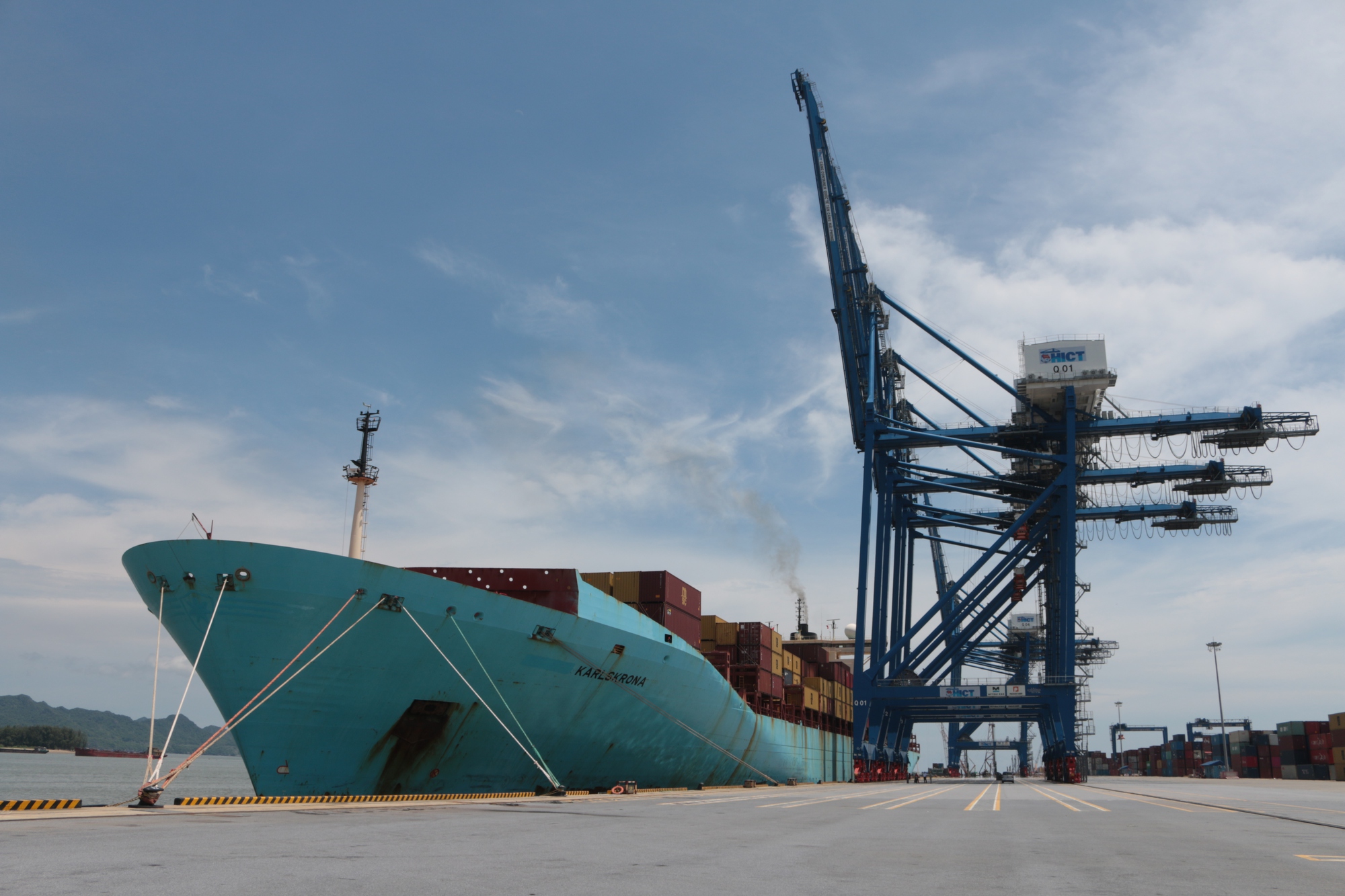 Video cận cảnh cảng TC-HICT ở Lạch Huyện sắp được đón tàu đến 145.000 DWT- Ảnh 3.