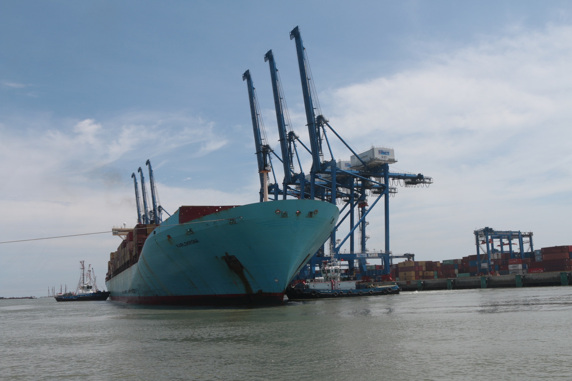 Video cận cảnh cảng TC-HICT ở Lạch Huyện sắp được đón tàu đến 145.000 DWT- Ảnh 7.