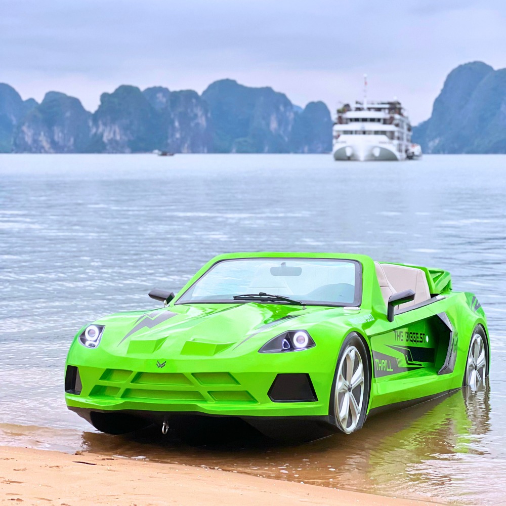 Thực hư về “siêu xe mặt nước” Water Car xuất hiện trên vịnh Hạ Long- Ảnh 1.