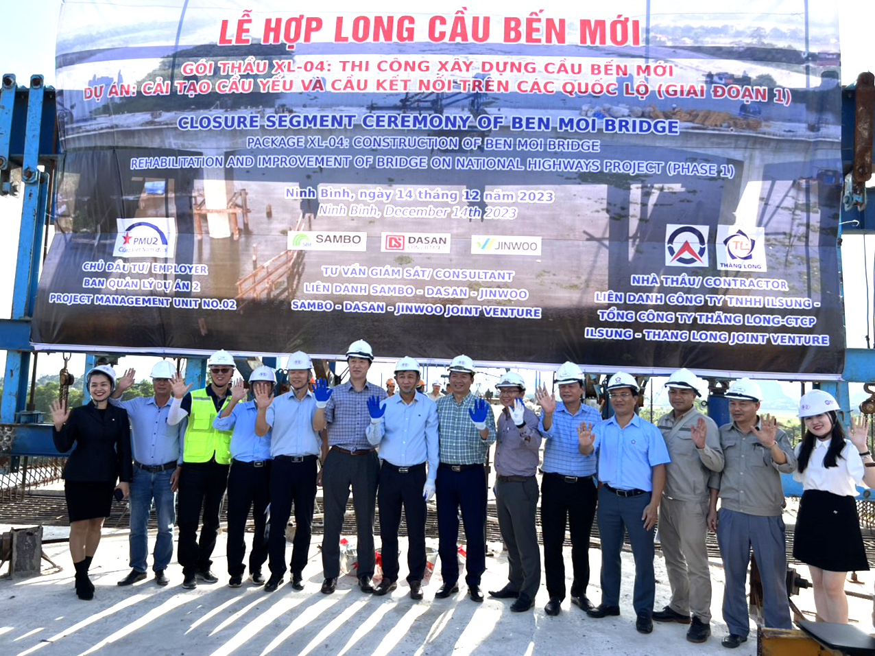 Hợp long cầu Bến Mới hơn 360 tỷ đồng nối Nam Định - Ninh Bình- Ảnh 5.