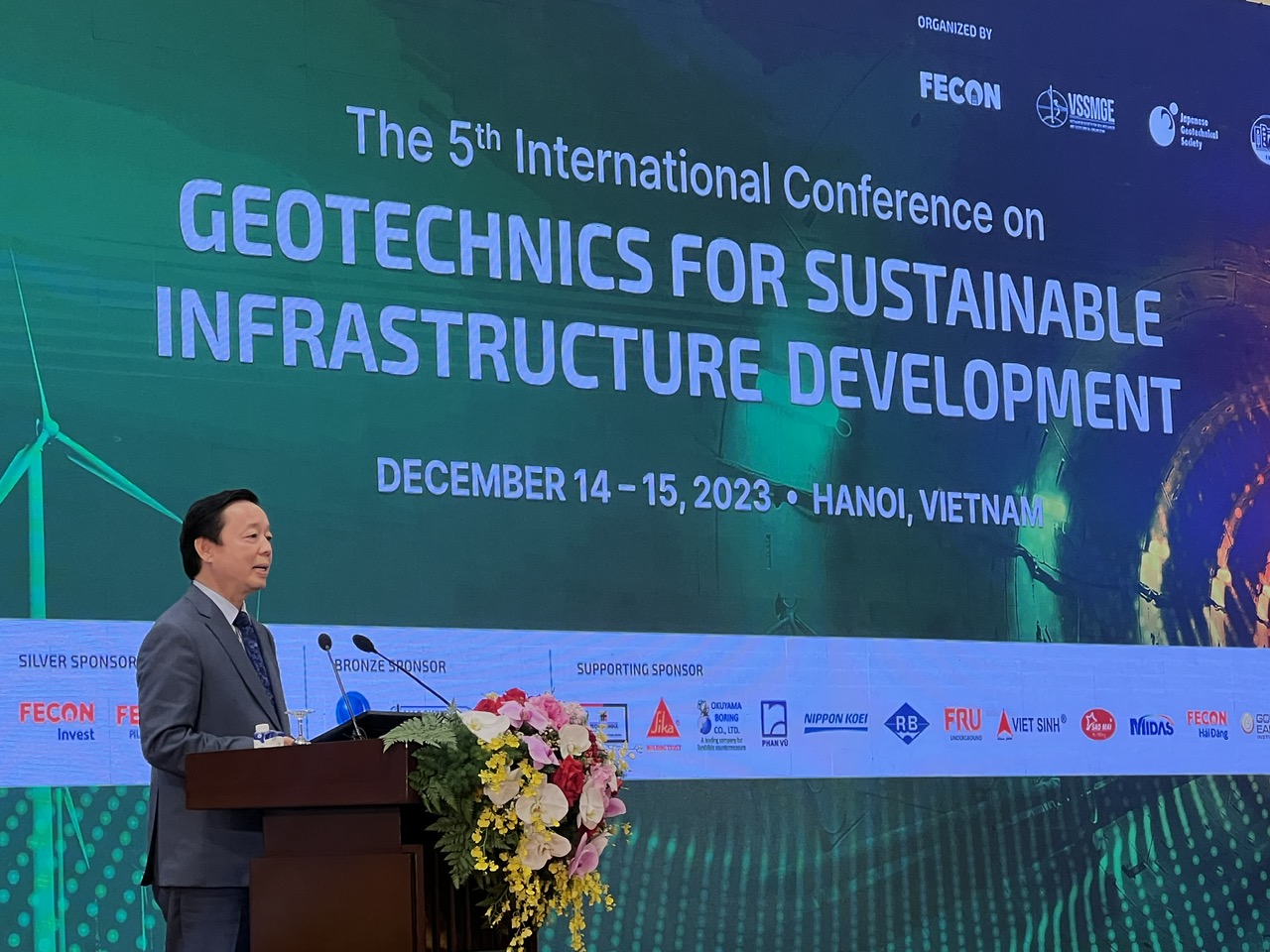 Khai mạc Hội nghị quốc tế GEOTEC HANOI 2023 lần thứ 5- Ảnh 1.