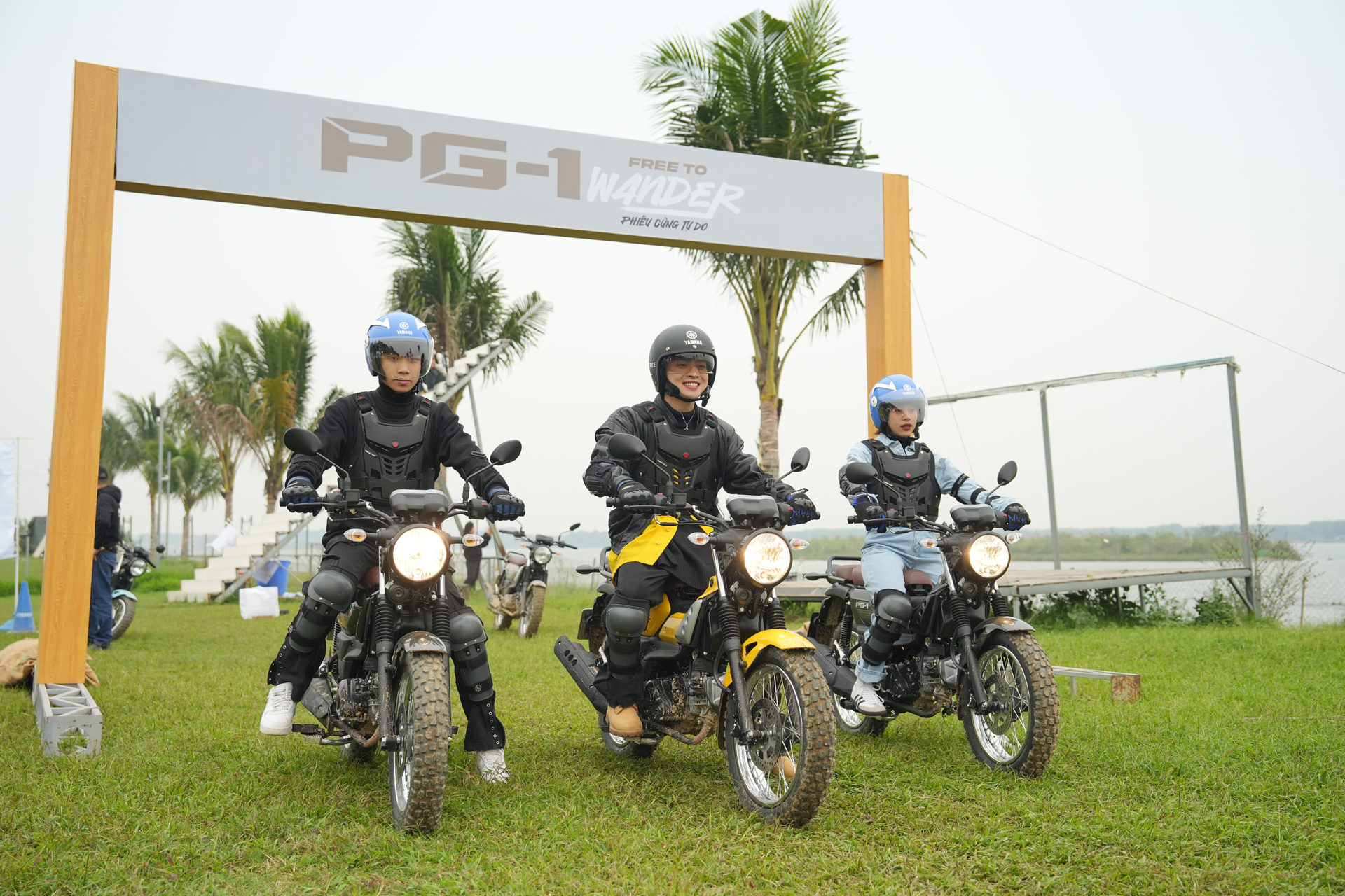 Các Wanderlust hào hứng tham gia Chương trình Test Ride Yamaha PG-1.