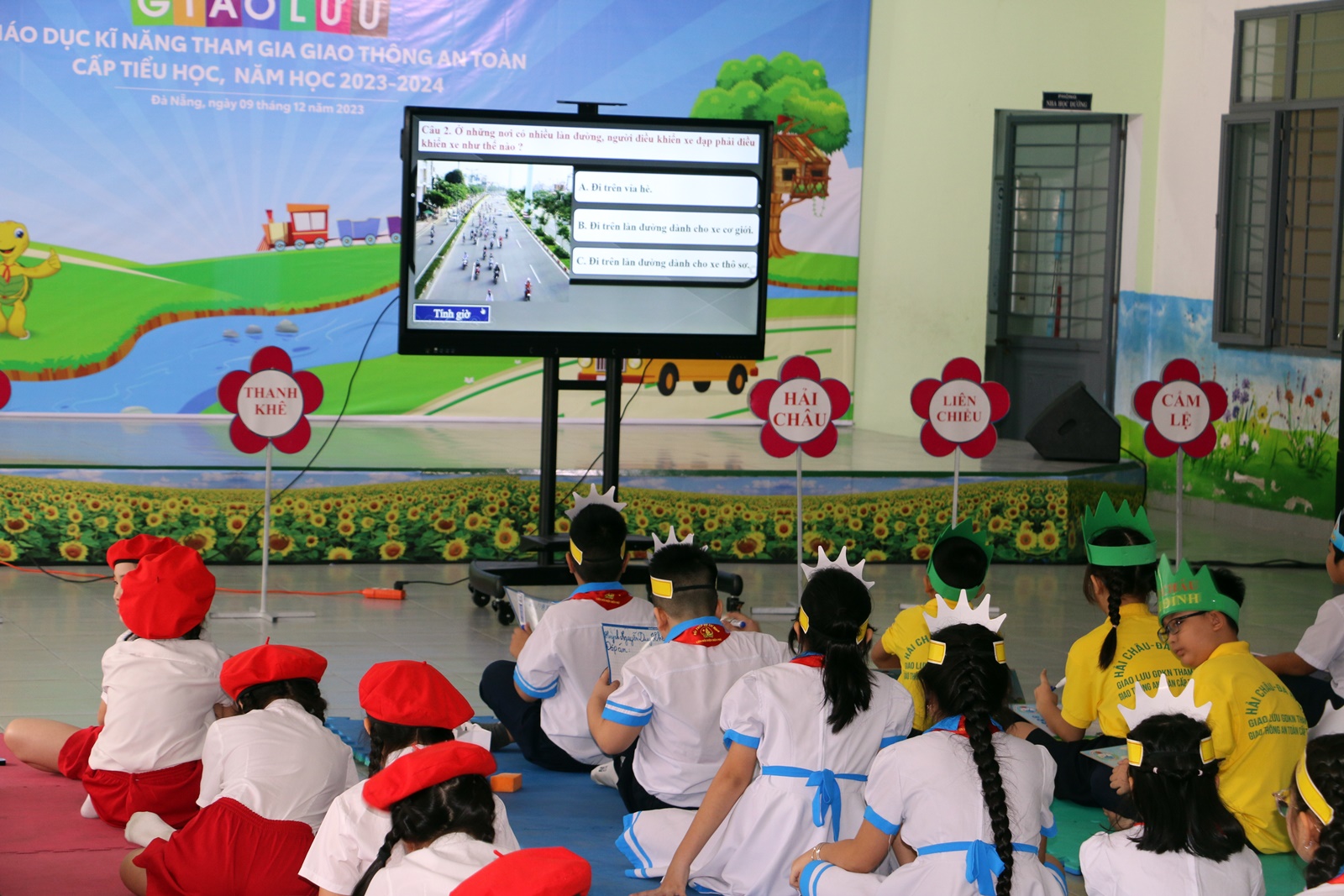 Đà Nẵng: Sôi nổi cuộc thi tham gia giao thông an toàn cấp tiểu học - Ảnh 4.