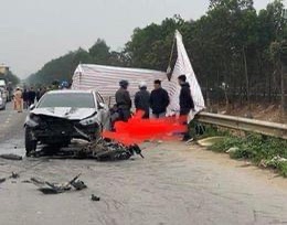 Hà Nội: Ô tô tai nạn với 2 xe máy một người tử vong đường gom Đại lộ Thăng Long - Ảnh 1.
