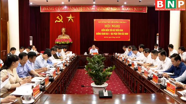 Bí thư tỉnh Bắc Ninh chỉ đạo nóng dự án đường Vành đai 4 đoạn qua địa phận tỉnh  - Ảnh 1.