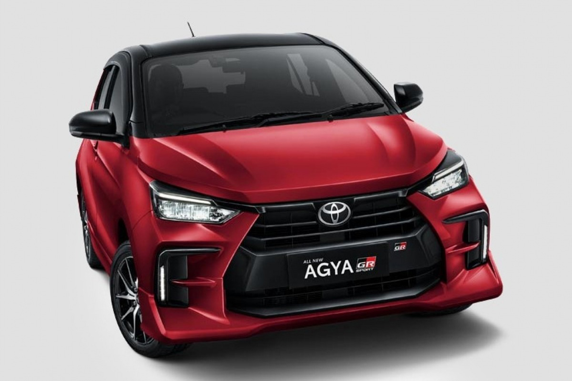 Mẫu xe Toyota Wigo 2023 có tên gọi Agya tại thị trường Indonesia.