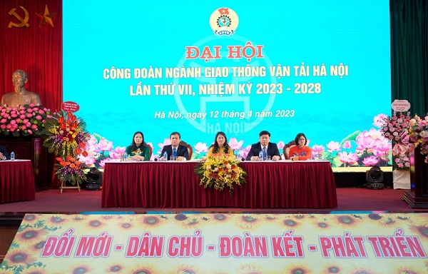 Đại hội Công đoàn ngành Giao thông vận tải Hà Nội lần thứ VI, nhiệm kỳ 2023 - 2028 - Ảnh 1.