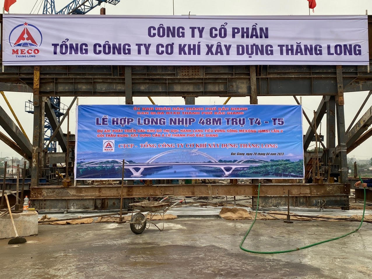 Phấn đấu thông xe cầu Á Lữ - TP. Bắc Giang vào cuối tháng 6 - Ảnh 1.