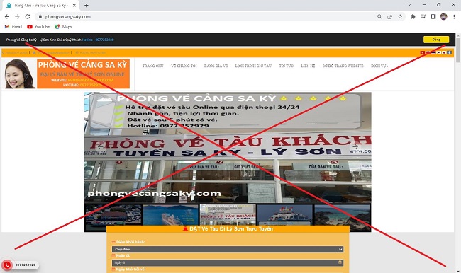 Xuất hiện nhiều Website giả mạo bán vé tàu tuyến Sa Kỳ - Lý Sơn ở Quảng Ngãi - Ảnh 7.