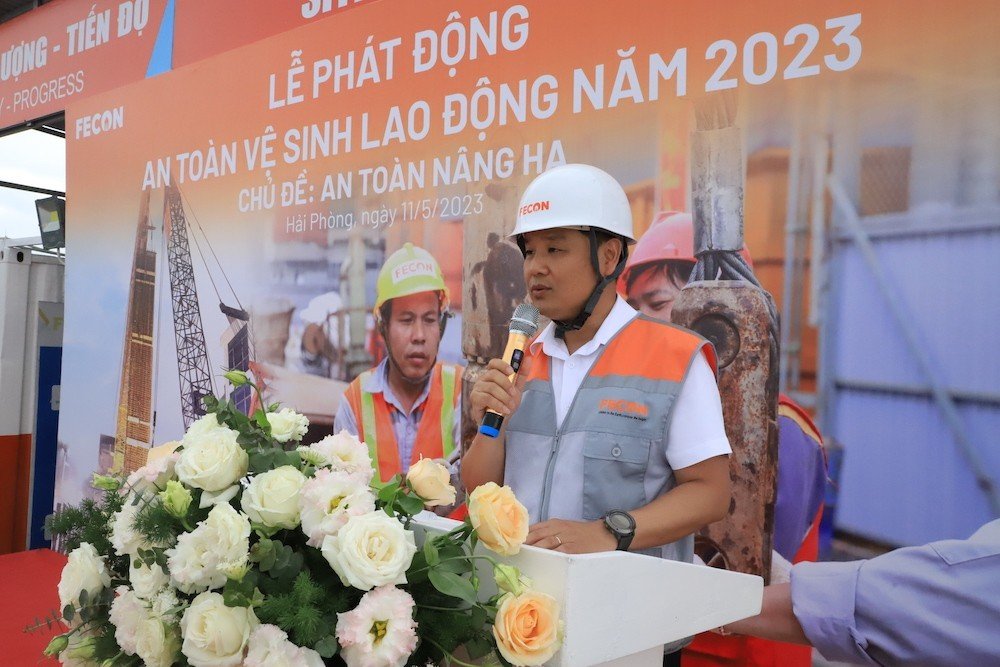 FECON phát động tháng an toàn vệ sinh lao động năm 2023 - Ảnh 1.