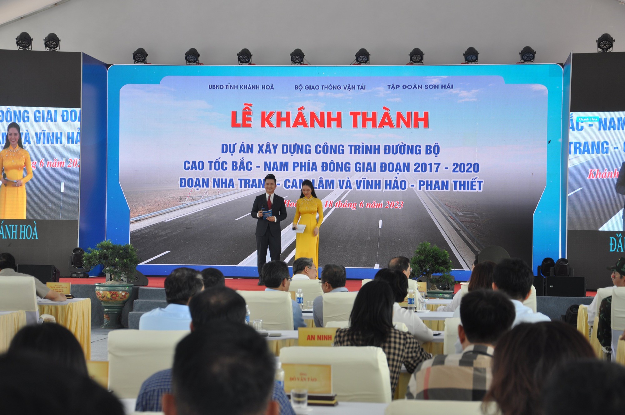 Trực tiếp: Khánh thành hai dự án cao tốc Nha Trang - Cam Lâm, Vĩnh Hảo - Phan Thiết - Ảnh 2.