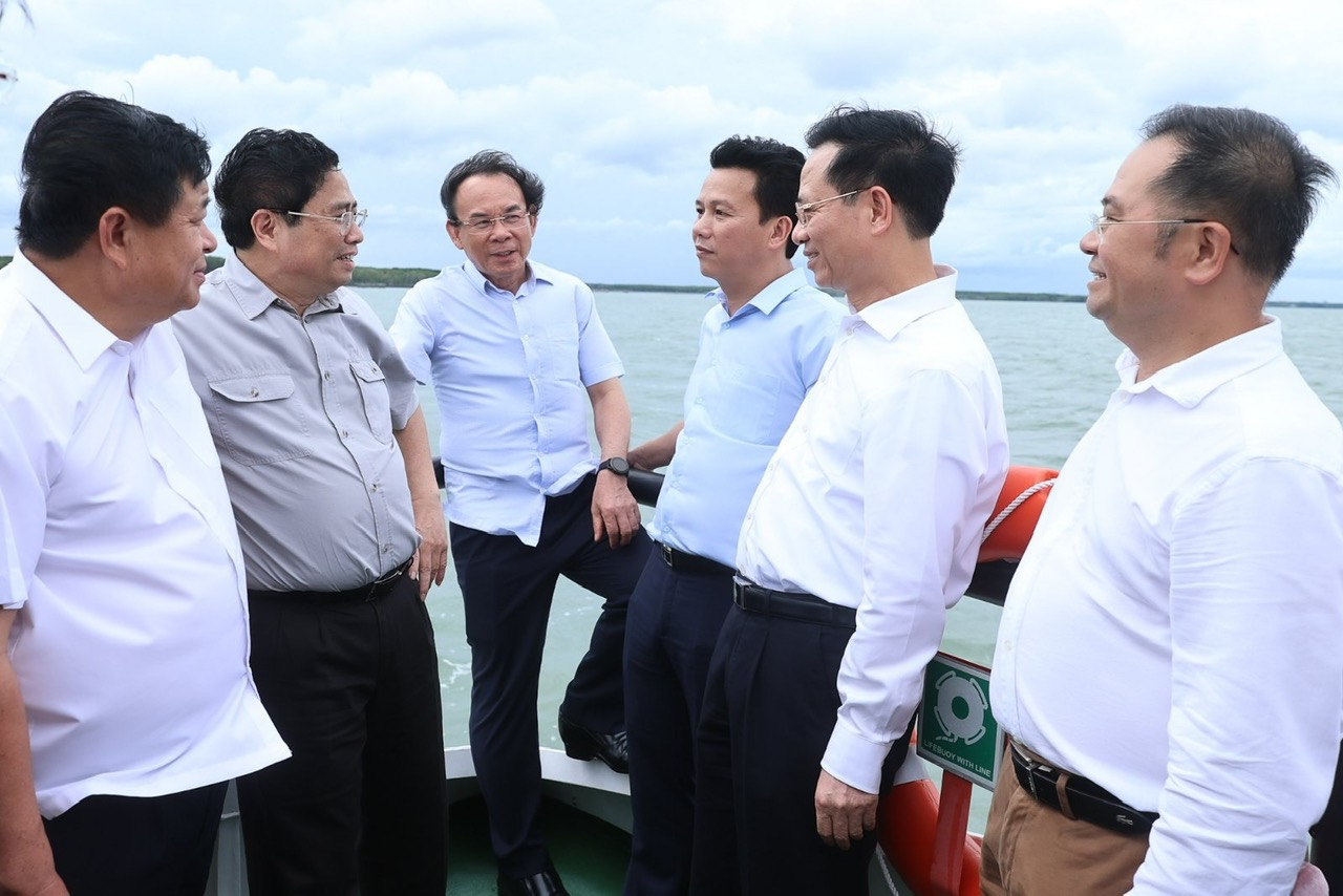 Thủ tướng Phạm Minh Chính &quot;thúc tiến độ&quot; dự án Cảng Cần Giờ - Ảnh 4.