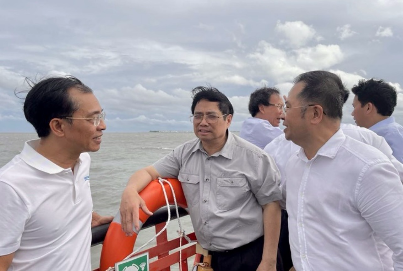 Thủ tướng Phạm Minh Chính &quot;thúc tiến độ&quot; dự án Cảng Cần Giờ - Ảnh 1.