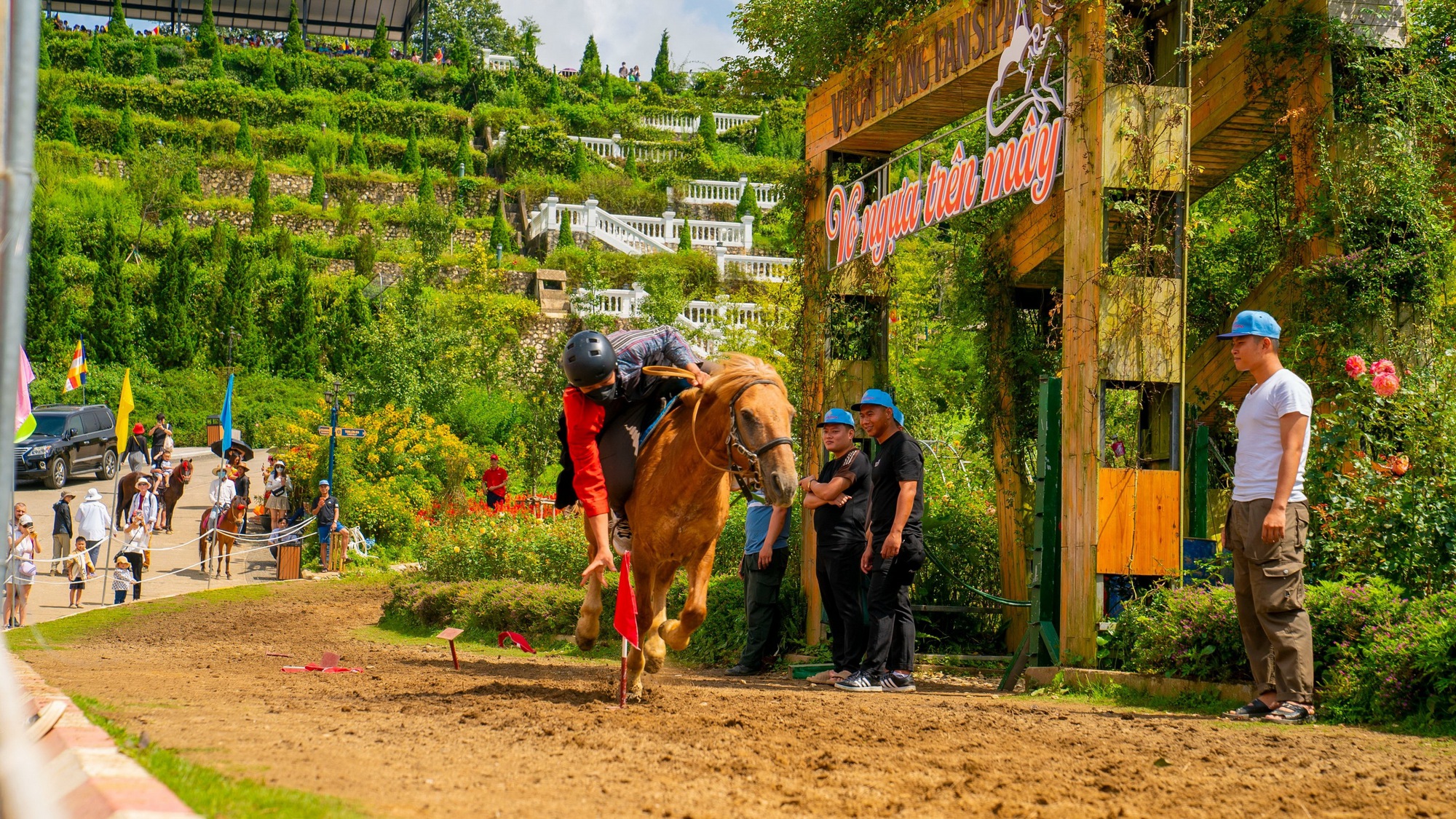 Độc đáo chương trình thao diễn ngựa “Hào khí Tây Bắc” tại Sun World Fansipan Legend tới hết 29/7 - Ảnh 3.