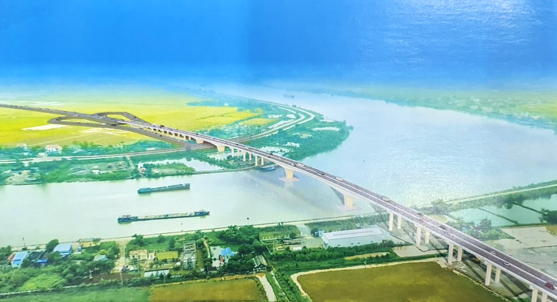 Triển khai thi công dự án cầu vượt sông Đáy trên cao tốc Ninh Bình - Nam Định - Thái Bình - Hải Phòng - Ảnh 3.