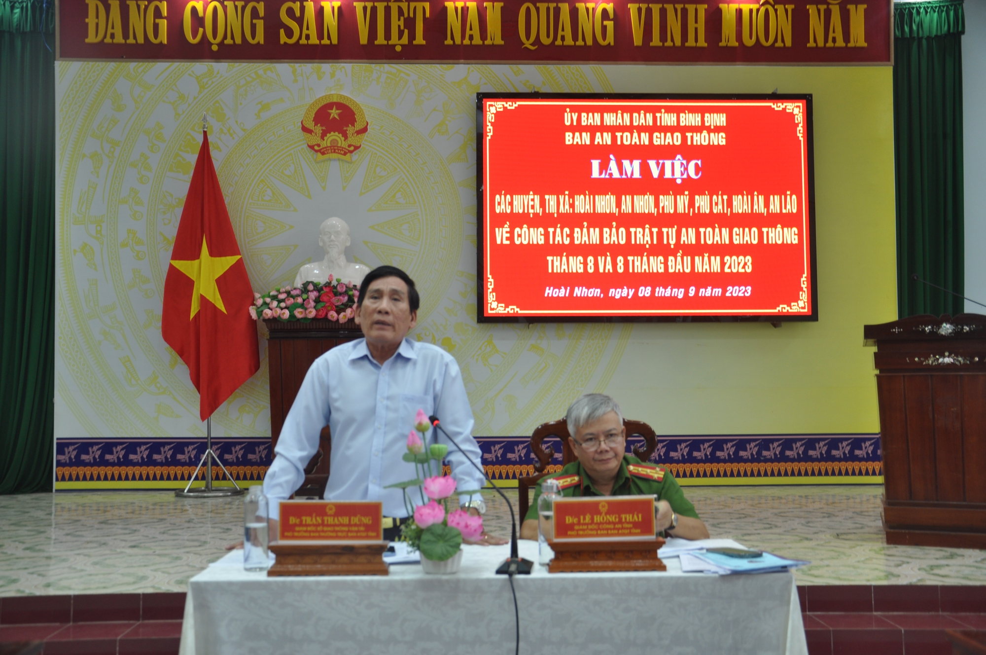 Ban ATGT Bình Định bàn giải pháp kéo giảm TNGT - Ảnh 3.