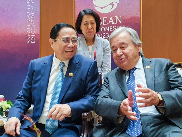 Những dấu ấn trong chuyến công tác của Thủ tướng Phạm Minh Chính tham dự Hội nghị cấp cao ASEAN 43 - Ảnh 3.