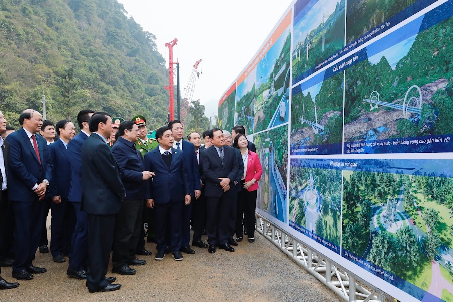 Thủ tướng phát lệnh khởi công xây dựng đường cao tốc Đồng Đăng - Trà Lĩnh- Ảnh 6.