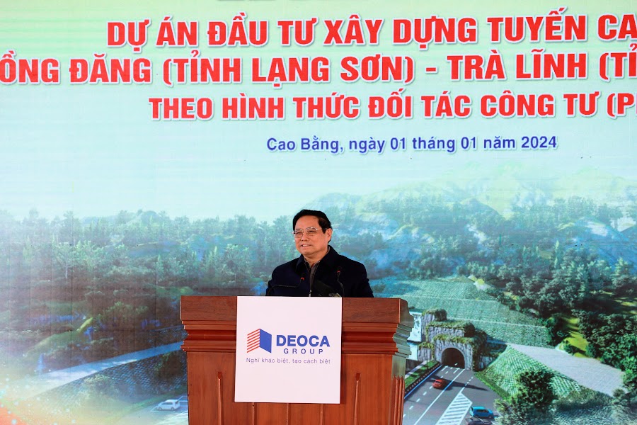 Thủ tướng phát lệnh khởi công xây dựng đường cao tốc Đồng Đăng - Trà Lĩnh- Ảnh 3.