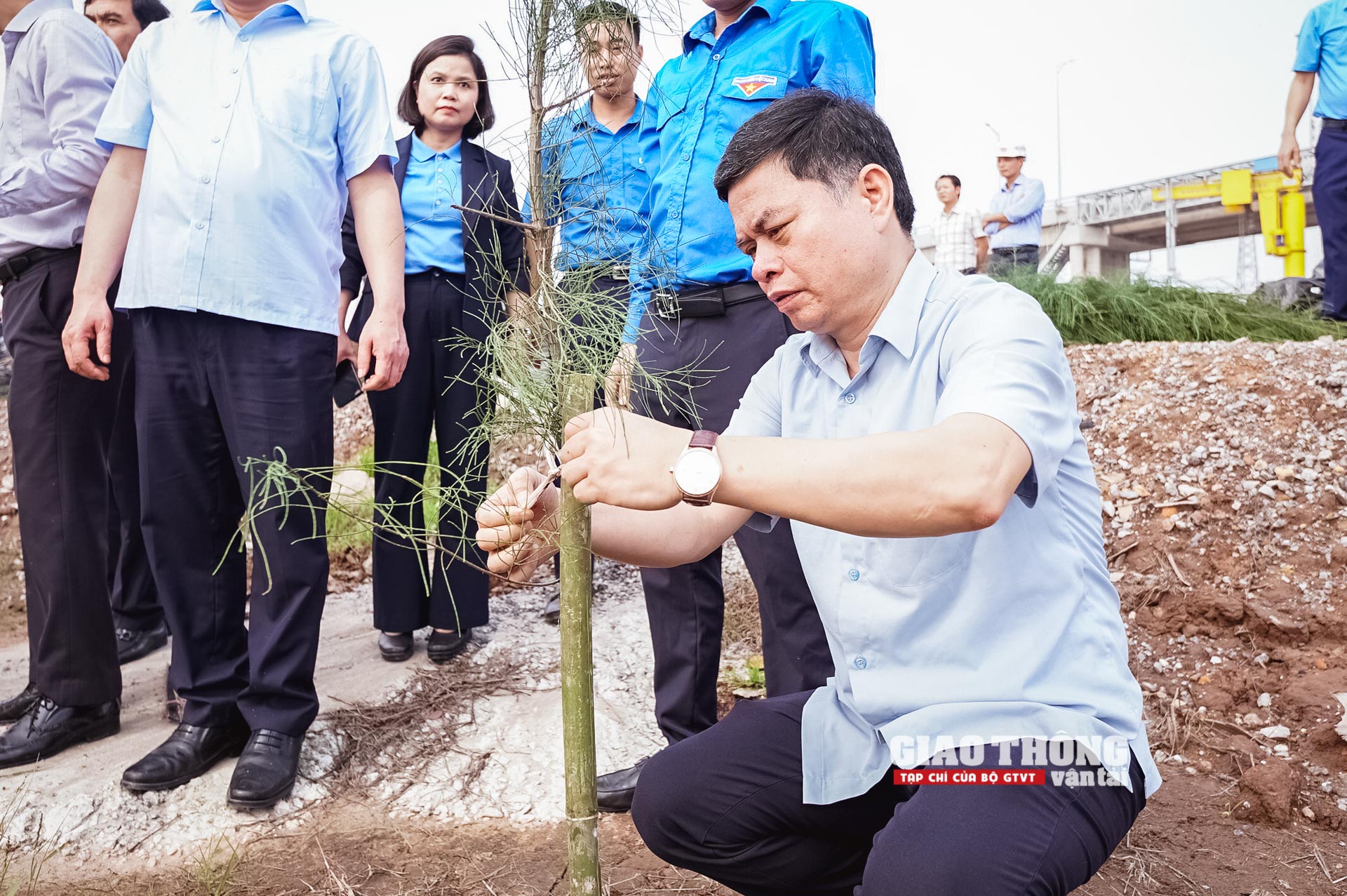 Tuổi trẻ ngành GTVT trồng cây xanh, xây nhà nhân ái ở Nam Định- Ảnh 16.