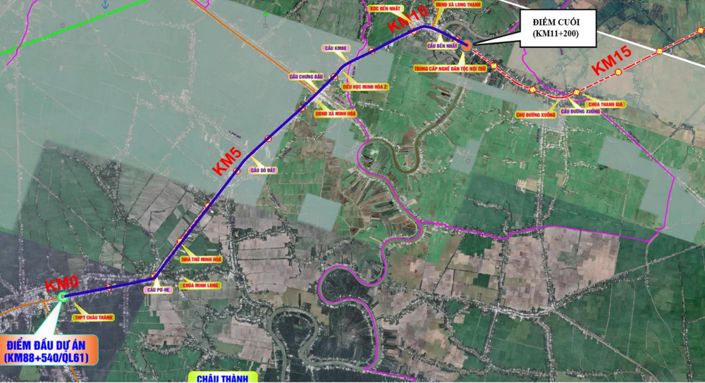 Ngày mai sẽ khởi công đường Hồ Chí Minh đoạn Rạch Sỏi - Bến Nhất, Gò Quao - Vĩnh Thuận- Ảnh 1.