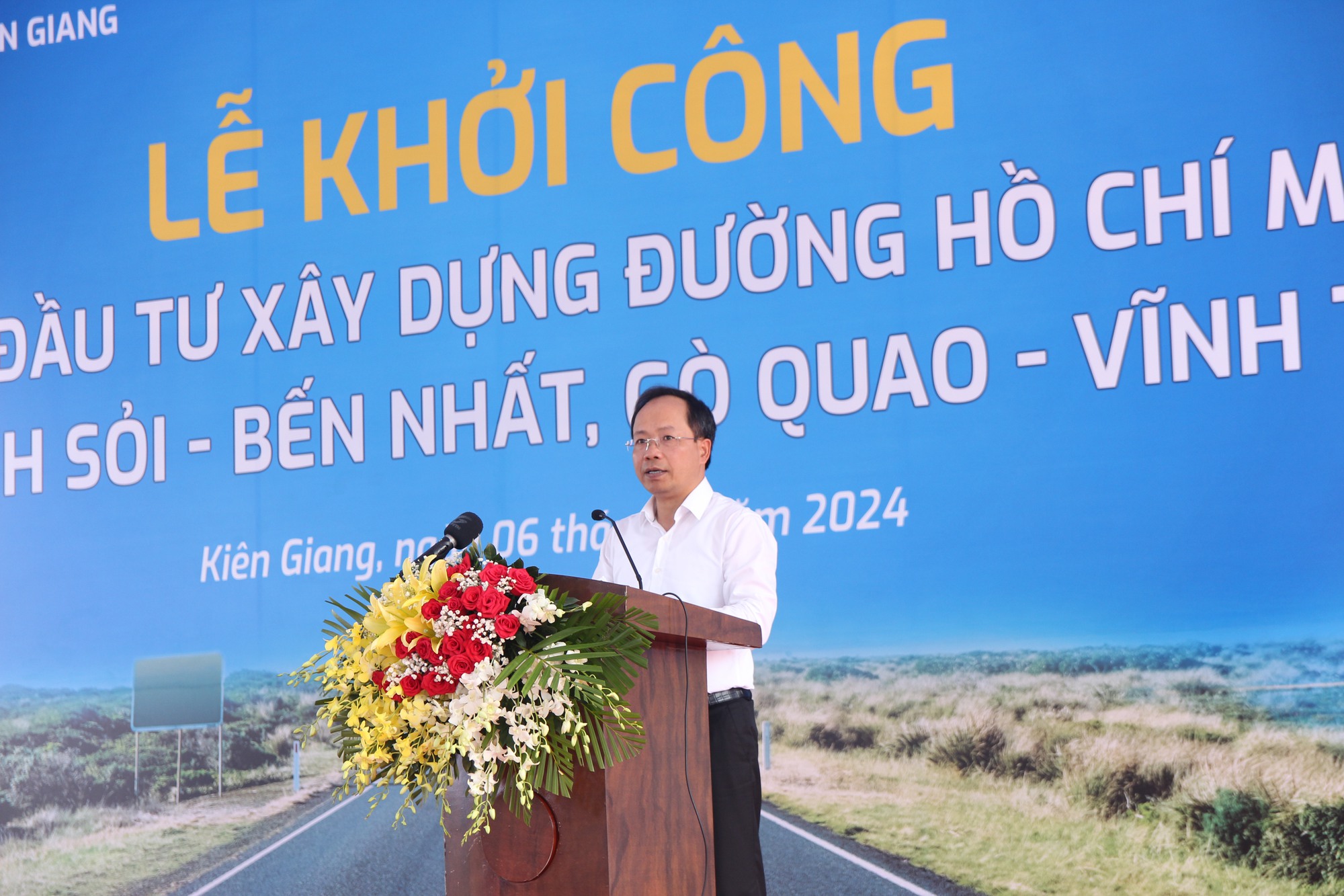Khởi công dự án đường Hồ Chí Minh qua Bạc Liêu - Kiên Giang- Ảnh 4.