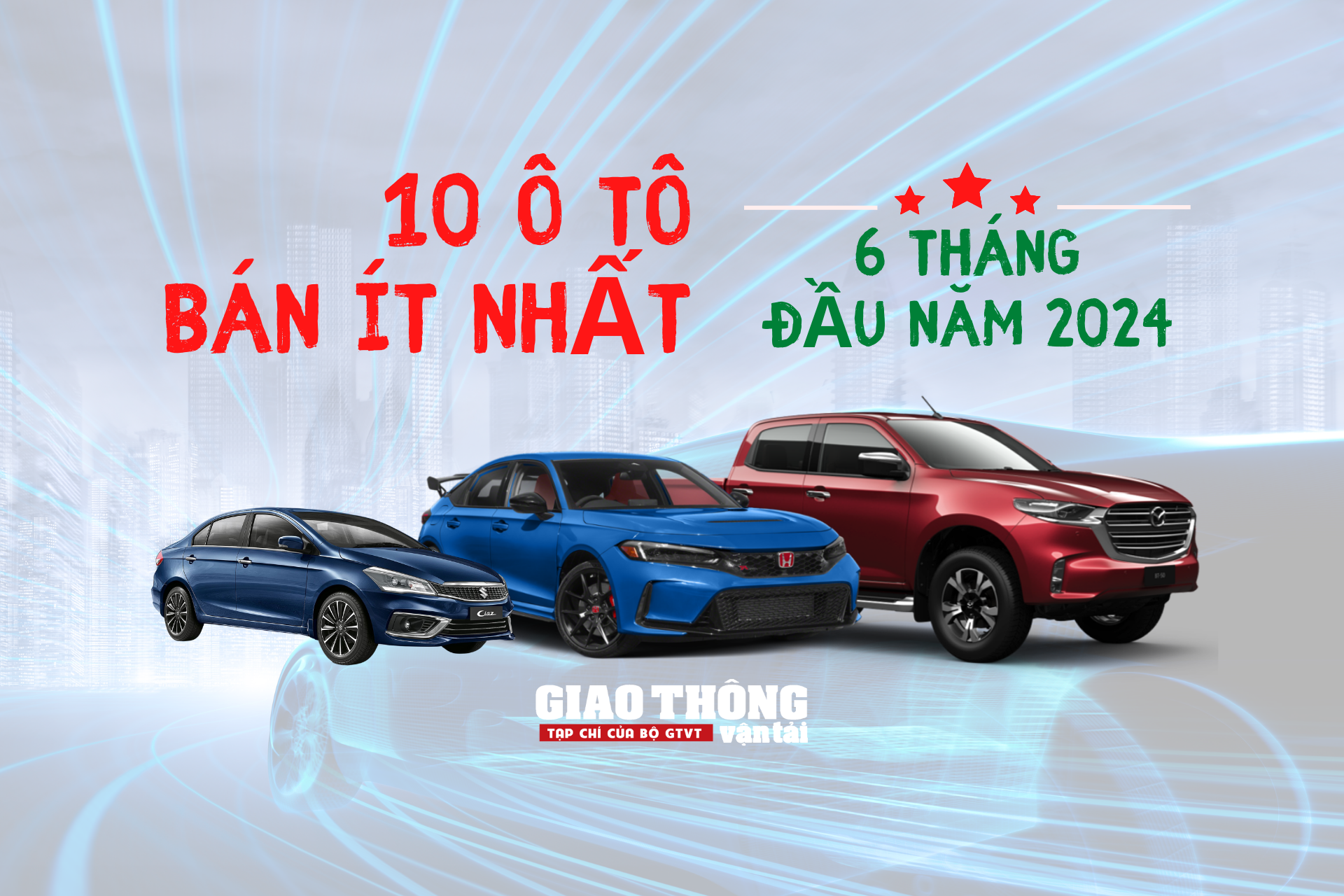 10 ô tô ít người mua nhất nửa đầu năm 2024: "Lời tạm biệt" của BT-50 và Ciaz- Ảnh 1.