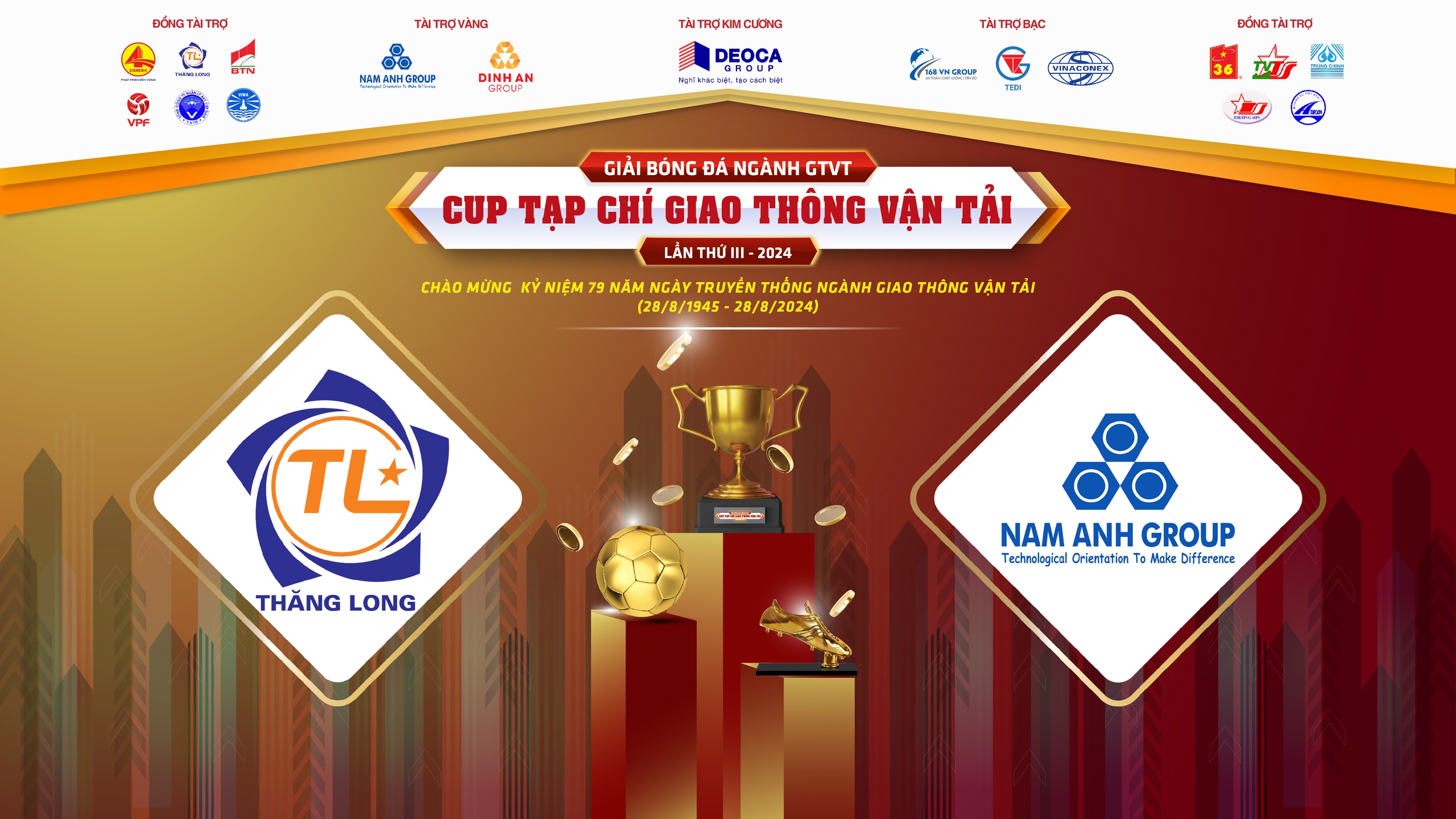 Chung kết Giải bóng đá ngành GTVT Cup Tạp chí GTVT năm 2024: Nam Anh - TCT Thăng Long- Ảnh 40.