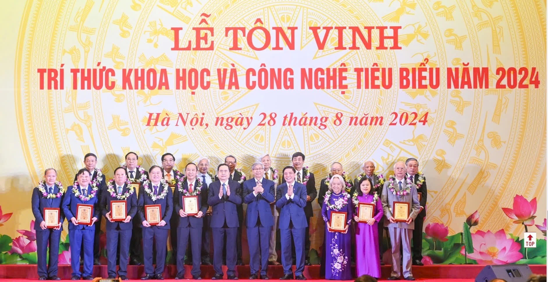 Vinh danh 135 trí thức khoa học công nghệ tiêu biểu 2024 - Ảnh 1.