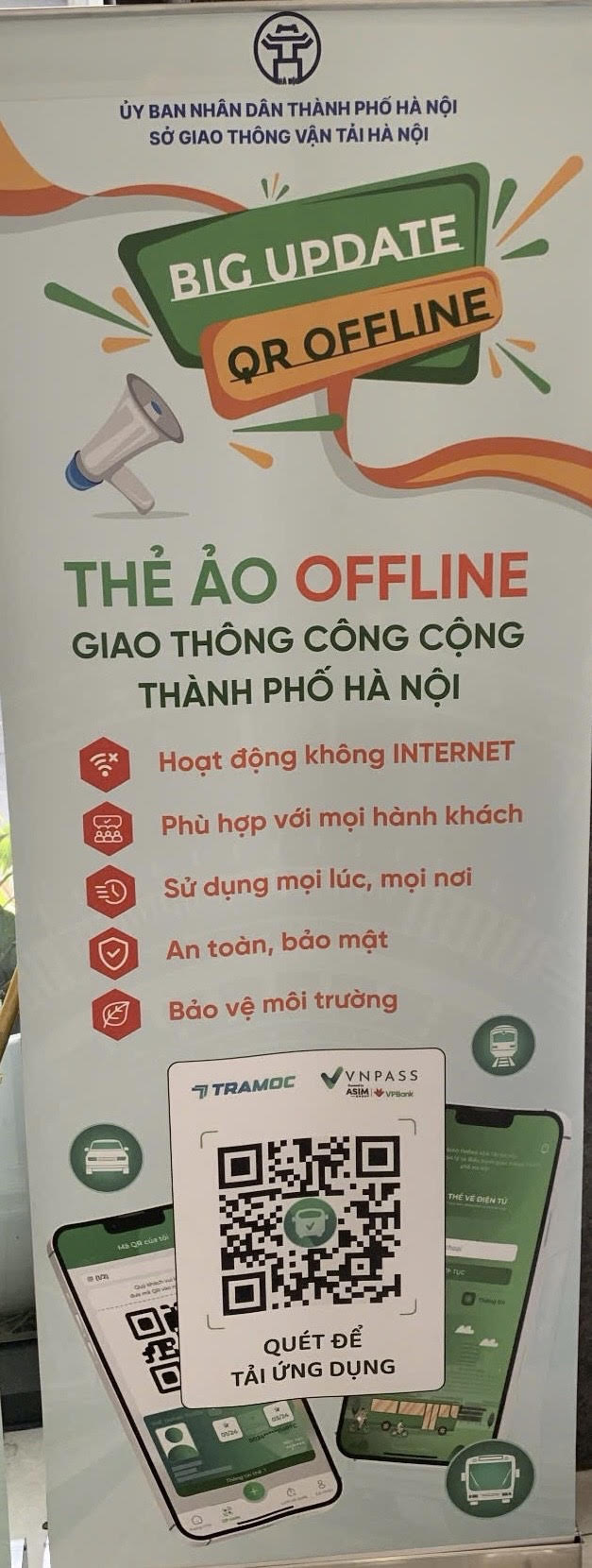 Triển khai thẻ vé tháng ảo (thẻ phi vật lý) offline cho hệ thống vận tải công cộng của TP. Hà Nội - Ảnh 1.