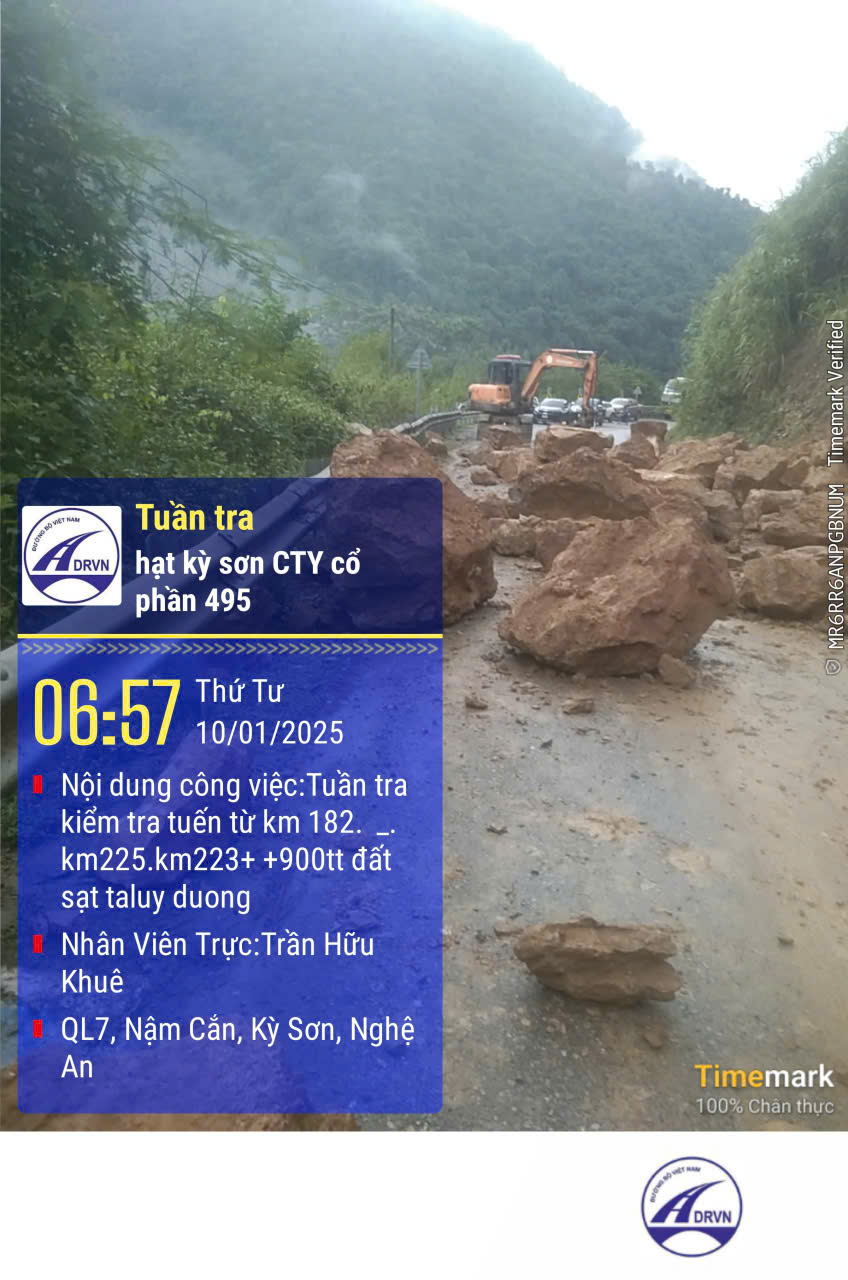 Cập nhật tình ngập úng, sạt lở trên các tuyến giao thông - Ảnh 4.