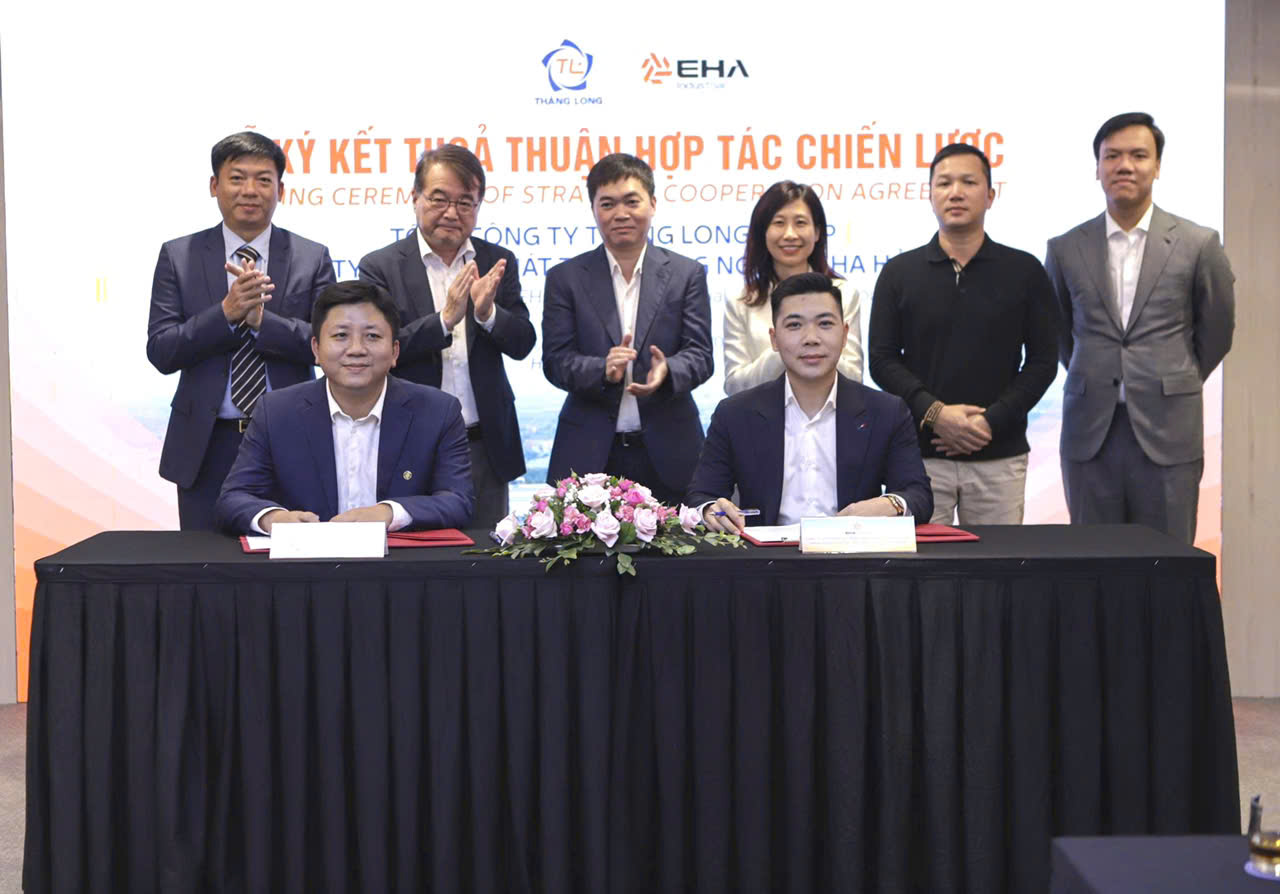 Tổng công ty Thăng Long và EHA Industrial hợp tác phát triển hạ tầng khu công nghiệp xanh, thông minh- Ảnh 1. Tổng công ty Thăng Long và EHA Industrial hợp tác phát triển hạ tầng khu công nghiệp xanh, thông minh- Ảnh 1.