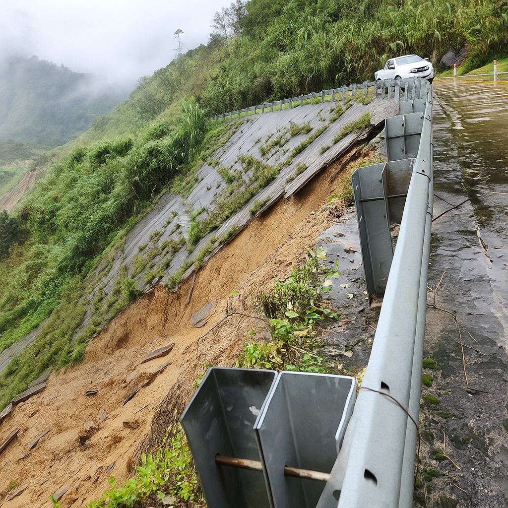 Xuất hiện nhiều điểm sạt lở mới trên tuyến Trường Sơn Đông nối Đà Nẵng và Quảng Ngãi - Ảnh 3.