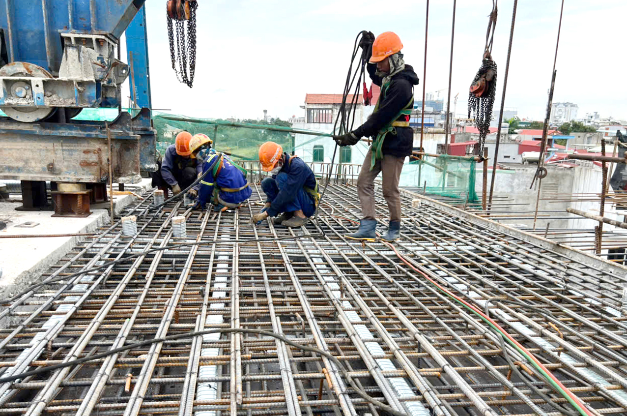 Thăng Long - dấu ấn nhà thầu chủ lực trên công trường  cầu Nguyễn Trãi (Hải Phòng)  - Ảnh 6.