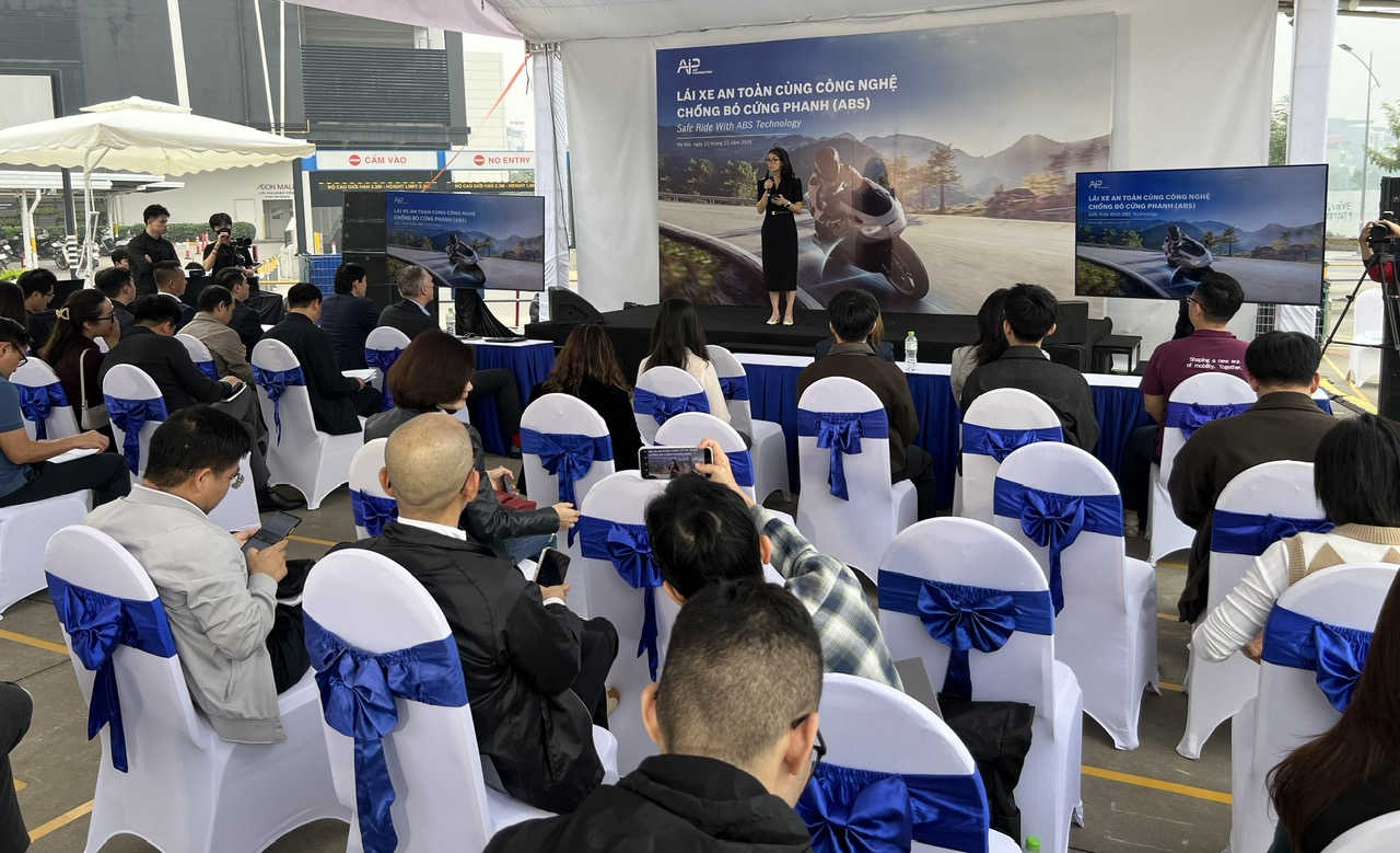 Công nghệ chống bó cứng phanh dành cho xe máy nhằm nâng cao ATGT - Ảnh 1.