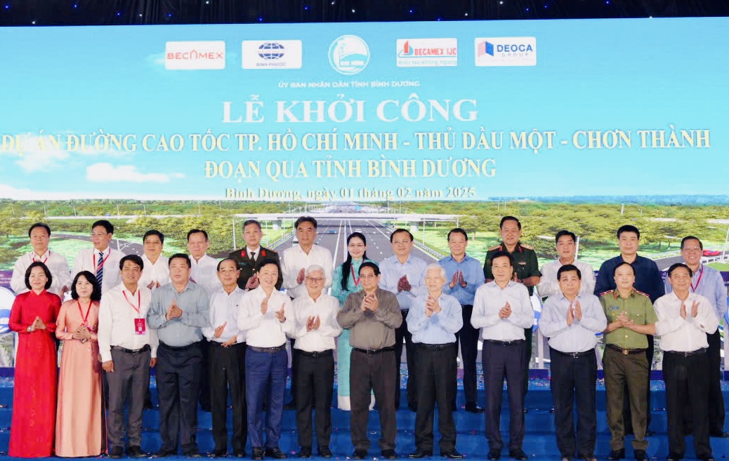 Thủ tướng phát lệnh khởi công dự án cao tốc TP.HCM - Thủ Dầu Một - Chơn Thành - Ảnh 3.