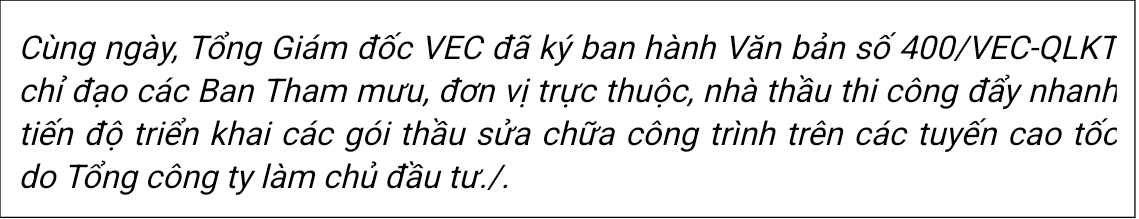 Chuẩn bị thi công loạt gói thầu sửa chữa hư hỏng cao tốc Nội Bài - Lào Cai- Ảnh 2.