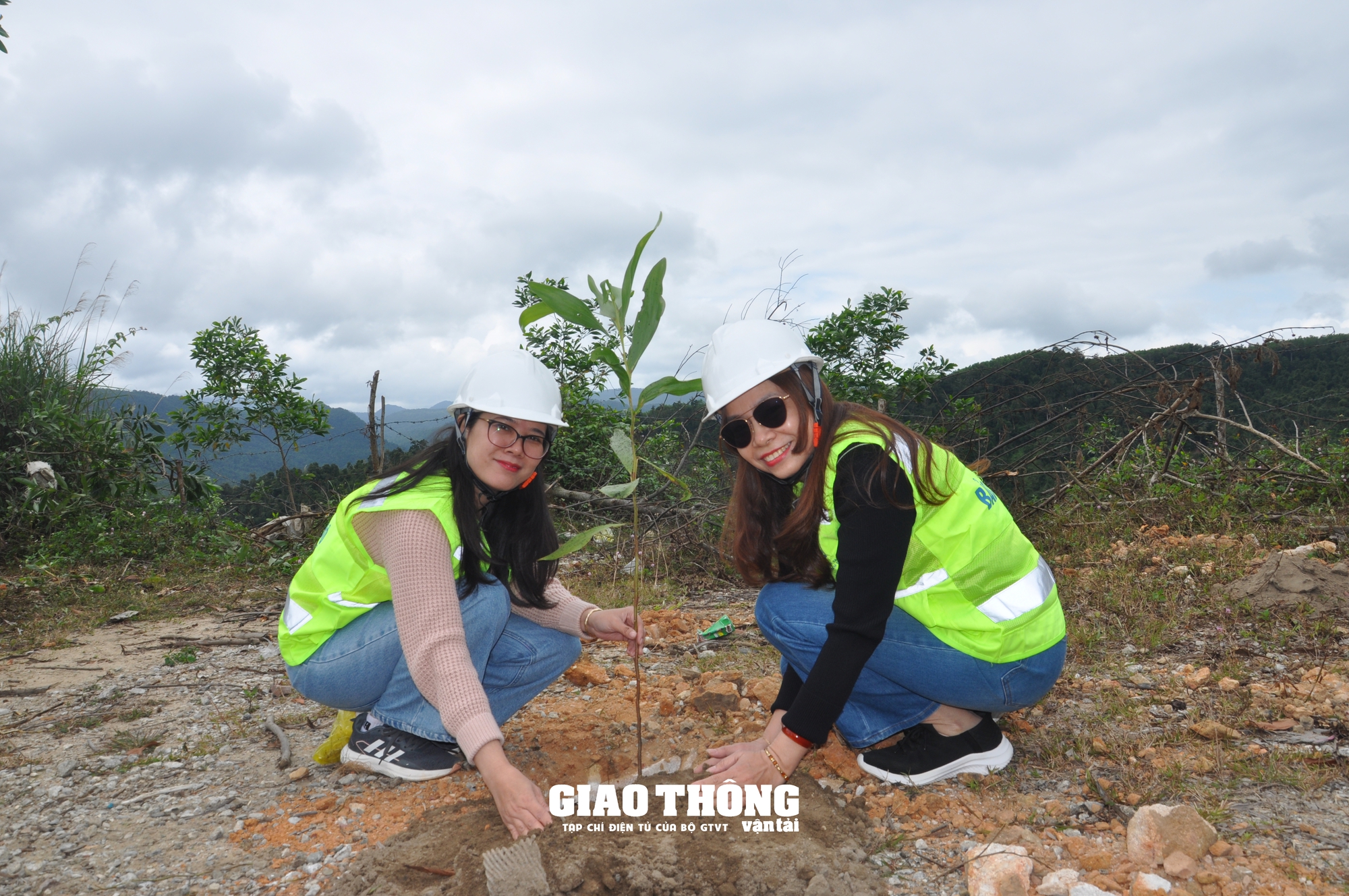 Trồng cây xanh tao hộ lan mền, bảo vệ hành lang đường bộ trên tuyến đường Hồ Chí Minh - Ảnh 3.