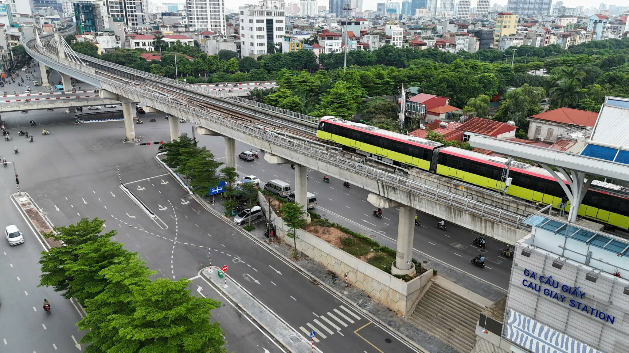 Phương án tuyến, vị trí từ ga C8 đến ga C10 thuộc tuyến đường sắt đô thị Hà Nội tuyến số - Ảnh 1.