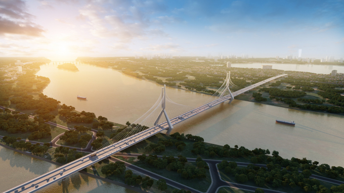 Cầu Tứ Liên trong tương lai sẽ nằm giữa cầu Nhật T
