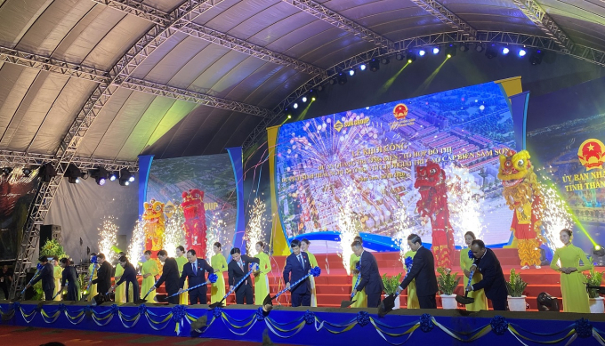Lễ khởi công Dự án quảng trường biển Sầm Sơn(1)