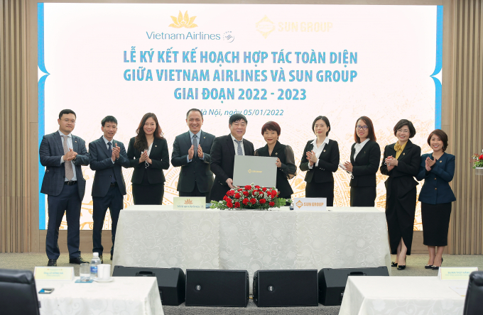 Lễ ký kết KH hợp tác toàn diện giữa Sun Group và V