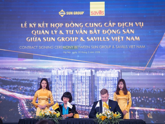 Đại diện chủ đầu tư - bà Nguyễn Thị Thu Hiền và đạ